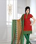 Red & Green Printed Crepe Dress Material @ 31% OFF Rs 679.00 Only FREE Shipping + Extra Discount - Designer Suit, Buy Designer Suit Online, Printed Suit, Straight Suit, Buy Straight Suit,  online Sabse Sasta in India - Salwar Suit for Women - 9741/20160520