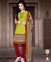 Lime Green & Red Printed Crepe Dress Material @ 31% OFF Rs 679.00 Only FREE Shipping + Extra Discount - suits, Buy suits Online, Designr suits, stragit suits, Buy stragit suits,  online Sabse Sasta in India - Salwar Suit for Women - 9761/20160520