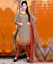 Cream & Orange Printed Crepe Dress Material @ 31% OFF Rs 679.00 Only FREE Shipping + Extra Discount - suits, Buy suits Online, Designr suits, stragit suits, Buy stragit suits,  online Sabse Sasta in India -  for  - 9785/20160520