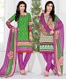 Green & Multy Printed Crepe Dress Material @ 31% OFF Rs 1112.00 Only FREE Shipping + Extra Discount - suits, Buy suits Online, Deginer suit, Straight suit, Buy Straight suit,  online Sabse Sasta in India - Salwar Suit for Women - 9799/20160520