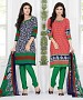 Multy & Peach Printed Crepe Dress Material @ 31% OFF Rs 1112.00 Only FREE Shipping + Extra Discount - suits, Buy suits Online, Deginer suit, Straight suit, Buy Straight suit,  online Sabse Sasta in India - Salwar Suit for Women - 9800/20160520
