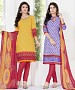 Yellow & Purple Printed Crepe Dress Material @ 31% OFF Rs 1112.00 Only FREE Shipping + Extra Discount - suits, Buy suits Online, Deginer suit, Straight suit, Buy Straight suit,  online Sabse Sasta in India -  for  - 9803/20160520