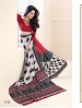 Thankar Red And White Crepe Printed Saree @ 31% OFF Rs 988.00 Only FREE Shipping + Extra Discount - Saree, Buy Saree Online, Printed, Crepe, Buy Crepe,  online Sabse Sasta in India - Sarees for Women - 3594/20150925