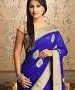 Gorgeous New Attractive Blue Designer Saree @ 44% OFF Rs 1112.00 Only FREE Shipping + Extra Discount - Designer Saree, Buy Designer Saree Online, Lace Work & Embroderied, Wedding, Buy Wedding,  online Sabse Sasta in India -  for  - 9406/20160520