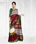 MULTY GREEN SILK PRINTED SAREE @ 31% OFF Rs 1050.00 Only FREE Shipping + Extra Discount - Designer Saree, Buy Designer Saree Online, Printed Saree, Silk Saree, Buy Silk Saree,  online Sabse Sasta in India - Sarees for Women - 9428/20160520
