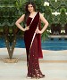 ZARIN KHAN MAROON DESIGNER SAREE @ 31% OFF Rs 1421.00 Only FREE Shipping + Extra Discount - Designer Saree, Buy Designer Saree Online, EMBROIDERY Saree, Net and Velvet Saree, Buy Net and Velvet Saree,  online Sabse Sasta in India - Sarees for Women - 9451/20160520