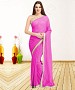 PINK CASUAL DESIGNER SAREE @ 31% OFF Rs 1050.00 Only FREE Shipping + Extra Discount - Partywear Saree, Buy Partywear Saree Online, Georgette Saree, Deginer Saree, Buy Deginer Saree,  online Sabse Sasta in India - Sarees for Women - 9479/20160520