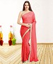 RED CASUAL DESIGNER SAREE @ 31% OFF Rs 1050.00 Only FREE Shipping + Extra Discount - Partywear Saree, Buy Partywear Saree Online, Georgette Saree, DESIGNER SAREE, Buy DESIGNER SAREE,  online Sabse Sasta in India - Sarees for Women - 9480/20160520