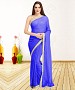 BLUE CASUAL DESIGNER SAREE @ 31% OFF Rs 1050.00 Only FREE Shipping + Extra Discount - Partywear Saree, Buy Partywear Saree Online, Georgette Saree, DESIGNER SAREE, Buy DESIGNER SAREE,  online Sabse Sasta in India - Sarees for Women - 9481/20160520