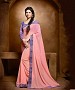 PINK EMBROIDERY GEORGETTE SAREE @ 31% OFF Rs 1235.00 Only FREE Shipping + Extra Discount - Georgette Saree, Buy Georgette Saree Online, Designer Saree, Partywear saree, Buy Partywear saree,  online Sabse Sasta in India - Sarees for Women - 9488/20160520