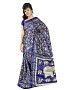 BLUE PRINTED BHAGALPURI SAREE @ 31% OFF Rs 679.00 Only FREE Shipping + Extra Discount - BHAGALPURI SILK, Buy BHAGALPURI SILK Online, Designer Saree, Partywear saree, Buy Partywear saree,  online Sabse Sasta in India - Sarees for Women - 9556/20160520