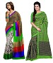 COMBO ONE MULTY PRINTED SAREE AND PARROT PRINTED SAREE @ 31% OFF Rs 926.00 Only FREE Shipping + Extra Discount - BHAGALPURI SILK, Buy BHAGALPURI SILK Online, Designer Saree, Combo Deal, Buy Combo Deal,  online Sabse Sasta in India - Sarees for Women - 9601/20160520