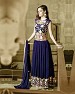 NAVY BLUE GEORGETTE PARTYWEAR GOWN @ 31% OFF Rs 1544.00 Only FREE Shipping + Extra Discount - Georgette Gown, Buy Georgette Gown Online, Designer Gown, Partywear Gown, Buy Partywear Gown,  online Sabse Sasta in India - Gown for Women - 9838/20160520