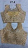 Panchi Golden Banglori Silk Embroidered Stitched Blouse- designer blouse, Buy designer blouse Online, embroidered blouse, silk blouse, Buy silk blouse,  online Sabse Sasta in India - Designer Blouse for Women - 11196/20161214