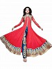 red designer anarkali suit @ 68% OFF Rs 742.00 Only FREE Shipping + Extra Discount - Georgette Suits, Buy Georgette Suits Online, Patiala Suit, Semi Stiched Suit, Buy Semi Stiched Suit,  online Sabse Sasta in India -  for  - 8528/20160407