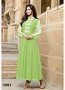 Neon Green Georgette Long Anarkali Suit @ 31% OFF Rs 742.00 Only FREE Shipping + Extra Discount - Georgette Suits, Buy Georgette Suits Online, Anarkali Salwar Suit, Semi Stiched Suit, Buy Semi Stiched Suit,  online Sabse Sasta in India - Semi Stitched Anarkali Style Suits for Women - 8538/20160407
