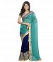 Style Sensus Turquoise Faux Georgette Saree @ 51% OFF Rs 2318.00 Only FREE Shipping + Extra Discount - Saree, Buy Saree Online, Purple, Style Sensus, Buy Style Sensus,  online Sabse Sasta in India - Sarees for Women - 3130/20150925