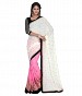 Style Sensus Pink Faux Georgette Saree @ 51% OFF Rs 1956.00 Only FREE Shipping + Extra Discount - Saree, Buy Saree Online, Pink, Style Sensus, Buy Style Sensus,  online Sabse Sasta in India - Sarees for Women - 3712/20150925