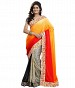 Style Sensus Orange Faux Georgette Saree @ 51% OFF Rs 2883.00 Only FREE Shipping + Extra Discount - Saree, Buy Saree Online, Orange, Style Sensus, Buy Style Sensus,  online Sabse Sasta in India - Sarees for Women - 3718/20150925