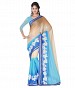 Style Sensus Blue Faux Georgette Saree @ 51% OFF Rs 2471.00 Only FREE Shipping + Extra Discount - Saree, Buy Saree Online, Blue, Style Sensus, Buy Style Sensus,  online Sabse Sasta in India - Sarees for Women - 3727/20150925