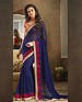 Georgette Embroidered Saree with Banglori Slik Blouse @ 45% OFF Rs 1803.00 Only FREE Shipping + Extra Discount - Designer Sarees, Buy Designer Sarees Online, Embroidered Saree, Georgette Saree, Buy Georgette Saree,  online Sabse Sasta in India - Sarees for Women - 2265/20150908