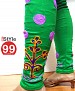 Stretchable Embroidery Cotton Legging - Green @ 77% OFF Rs 411.00 Only FREE Shipping + Extra Discount - Cotton Legging, Buy Cotton Legging Online, Stretchable Legging, Embroidery Leggings, Buy Embroidery Leggings,  online Sabse Sasta in India - Leggings for Women - 1071/20150227