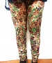 Stretchable Flower Print Lycra Legging @ 70% OFF Rs 361.00 Only FREE Shipping + Extra Discount - Flower Print, Buy Flower Print Online, Lycra Legging,  online Sabse Sasta in India - Leggings for Women - 1079/20150303