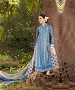 Designer Unstitched Pakistani style long embroidered cotton straight suit @ 63% OFF Rs 1175.00 Only FREE Shipping + Extra Discount - suits, Buy suits Online, Designr suits,  online Sabse Sasta in India - Palazzo Pants for Women - 10738/20160706