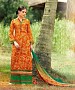 Designer Unstitched Pakistani style long embroidered cotton straight suit @ 63% OFF Rs 1175.00 Only FREE Shipping + Extra Discount - suits, Buy suits Online, Designr suits, unstiiched, Buy unstiiched,  online Sabse Sasta in India - Palazzo Pants for Women - 10741/20160706