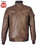 Mud Brown Leather Jacket @ 55% OFF Rs 6488.00 Only FREE Shipping + Extra Discount -  online Sabse Sasta in India - Leather Jackets for Men - 742/20141229