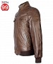 Mud Brown Leather Jacket @ 55% OFF Rs 6488.00 Only FREE Shipping + Extra Discount -  online Sabse Sasta in India -  for  - 742/20141229