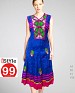 Embroidery Anarkali Cambric Cotton Kurti @ 56% OFF Rs 720.00 Only FREE Shipping + Extra Discount - Women's Kurti, Buy Women's Kurti Online, Cambric Cotton Kurti, Anarkali Kurti, Buy Anarkali Kurti,  online Sabse Sasta in India - Kurtas & Kurtis for Women - 1540/20150518