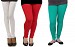 Cotton White,Red and Rama Green Color Leggings Combo @ 31% OFF Rs 617.00 Only FREE Shipping + Extra Discount - Stylish legging, Buy Stylish legging Online, simple legging, Combo Deal, Buy Combo Deal,  online Sabse Sasta in India - Leggings for Women - 7317/20160318