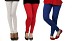 Cotton White,Red and Royal Blue Color Leggings Combo @ 31% OFF Rs 617.00 Only FREE Shipping + Extra Discount - Stylish legging, Buy Stylish legging Online, simple legging, Combo Deal, Buy Combo Deal,  online Sabse Sasta in India - Leggings for Women - 7320/20160318