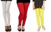 Cotton White,Red and Light Yellow Color Leggings Combo @ 31% OFF Rs 617.00 Only FREE Shipping + Extra Discount - Stylish legging, Buy Stylish legging Online, simple legging, Combo Deal, Buy Combo Deal,  online Sabse Sasta in India - Leggings for Women - 7323/20160318
