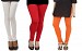 Cotton White,Red and Orange Color Leggings Combo @ 31% OFF Rs 617.00 Only FREE Shipping + Extra Discount - Stylish legging, Buy Stylish legging Online, simple legging, Combo Deal, Buy Combo Deal,  online Sabse Sasta in India - Leggings for Women - 7326/20160318