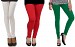Cotton White,Red and Dark Green Color Leggings Combo @ 31% OFF Rs 617.00 Only FREE Shipping + Extra Discount - Stylish legging, Buy Stylish legging Online, simple legging, Combo Deal, Buy Combo Deal,  online Sabse Sasta in India - Leggings for Women - 7329/20160318