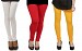 Cotton White,Red and Yellow Color Leggings Combo @ 31% OFF Rs 617.00 Only FREE Shipping + Extra Discount - Stylish legging, Buy Stylish legging Online, simple legging, Combo Deal, Buy Combo Deal,  online Sabse Sasta in India - Leggings for Women - 7331/20160318