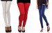Cotton White,Red and Blue Color Leggings Combo @ 31% OFF Rs 617.00 Only FREE Shipping + Extra Discount - Stylish legging, Buy Stylish legging Online, simple legging, Combo Deal, Buy Combo Deal,  online Sabse Sasta in India - Leggings for Women - 7332/20160318