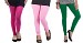 Cotton Pink,Light Pink and Dark Green Color Leggings Combo @ 31% OFF Rs 617.00 Only FREE Shipping + Extra Discount - Stylish legging, Buy Stylish legging Online, simple legging, Combo Deal, Buy Combo Deal,  online Sabse Sasta in India - Leggings for Women - 7392/20160318