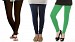 Cotton Dark Brown,Dark Blue and Green Color Leggings Combo @ 31% OFF Rs 617.00 Only FREE Shipping + Extra Discount - Stylish legging, Buy Stylish legging Online, simple legging, Combo Deal, Buy Combo Deal,  online Sabse Sasta in India - Combo Offer for Women - 7436/20160318