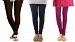 Cotton Dark Brown,Dark Blue and Dark Pink Color Leggings Combo @ 31% OFF Rs 617.00 Only FREE Shipping + Extra Discount - Stylish legging, Buy Stylish legging Online, simple legging, Combo Deal, Buy Combo Deal,  online Sabse Sasta in India - Leggings for Women - 7440/20160318