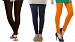 Cotton Dark Brown,Dark Blue and Dark Orange Color Leggings Combo @ 31% OFF Rs 617.00 Only FREE Shipping + Extra Discount - Stylish legging, Buy Stylish legging Online, simple legging, Combo Deal, Buy Combo Deal,  online Sabse Sasta in India - Leggings for Women - 7443/20160318