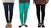 Cotton Dark Blue,Rama Green and Black Color Leggings Combo @ 31% OFF Rs 617.00 Only FREE Shipping + Extra Discount - Stylish legging, Buy Stylish legging Online, simple legging, Combo Deal, Buy Combo Deal,  online Sabse Sasta in India - Leggings for Women - 7449/20160318