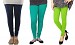 Cotton Dark Blue,Rama Green and Parrot Green Color Leggings Combo @ 31% OFF Rs 617.00 Only FREE Shipping + Extra Discount - Stylish legging, Buy Stylish legging Online, simple legging, Combo Deal, Buy Combo Deal,  online Sabse Sasta in India - Combo Offer for Women - 7454/20160318