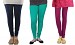 Cotton Dark Blue,Rama Green and Dark Pink Color Leggings Combo @ 31% OFF Rs 617.00 Only FREE Shipping + Extra Discount - Stylish legging, Buy Stylish legging Online, simple legging, Combo Deal, Buy Combo Deal,  online Sabse Sasta in India - Leggings for Women - 7455/20160318