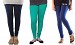 Cotton Dark Blue,Rama Green and Blue Color Leggings Combo @ 31% OFF Rs 617.00 Only FREE Shipping + Extra Discount - Stylish legging, Buy Stylish legging Online, simple legging, Combo Deal, Buy Combo Deal,  online Sabse Sasta in India - Leggings for Women - 7462/20160318
