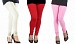 Cotton Off White,Red and Light Pink Color Leggings Combo @ 31% OFF Rs 617.00 Only FREE Shipping + Extra Discount - Stylish legging, Buy Stylish legging Online, simple legging, Combo Deal, Buy Combo Deal,  online Sabse Sasta in India - Leggings for Women - 7334/20160318