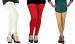 Cotton Off White,Red and Biege Color Leggings Combo @ 31% OFF Rs 617.00 Only FREE Shipping + Extra Discount - Stylish legging, Buy Stylish legging Online, simple legging, Combo Deal, Buy Combo Deal,  online Sabse Sasta in India - Leggings for Women - 7335/20160318