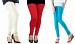 Cotton Off White,Red and Sky Blue Color Leggings Combo @ 31% OFF Rs 617.00 Only FREE Shipping + Extra Discount - Stylish legging, Buy Stylish legging Online, simple legging, Combo Deal, Buy Combo Deal,  online Sabse Sasta in India - Leggings for Women - 7340/20160318